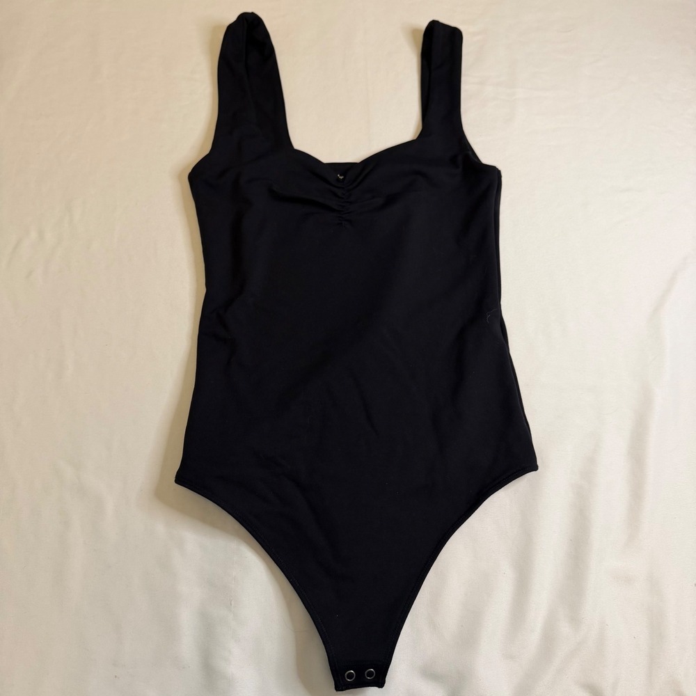 Abercrombie & Fitch Soft A&F Collection Black Sweetheart Bodysuit XS